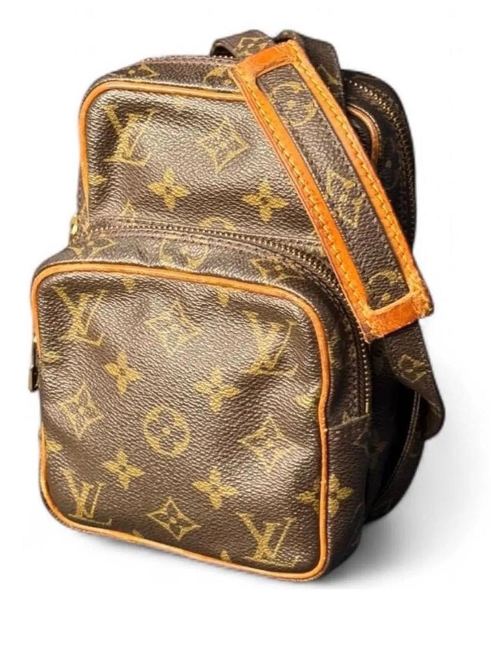 Louis Vuitton Amazone Monogram Crossbody Bag Vintage 1988 Designer Lux LV luxury - Picture 2 of 8